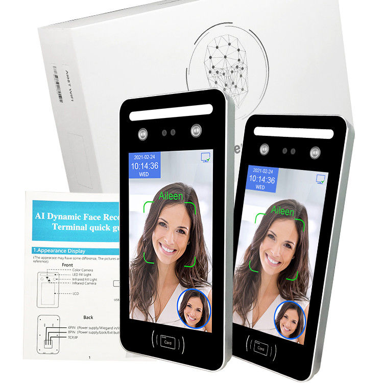 Contactless Face Recognition Time Attendance Smart Access Control Wifi API RFID Card